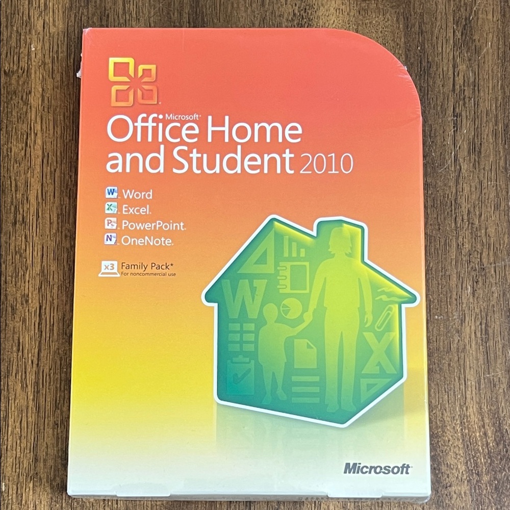 Microsoft Office Home and Student 2010 - Family Pack Brand New Sealed
